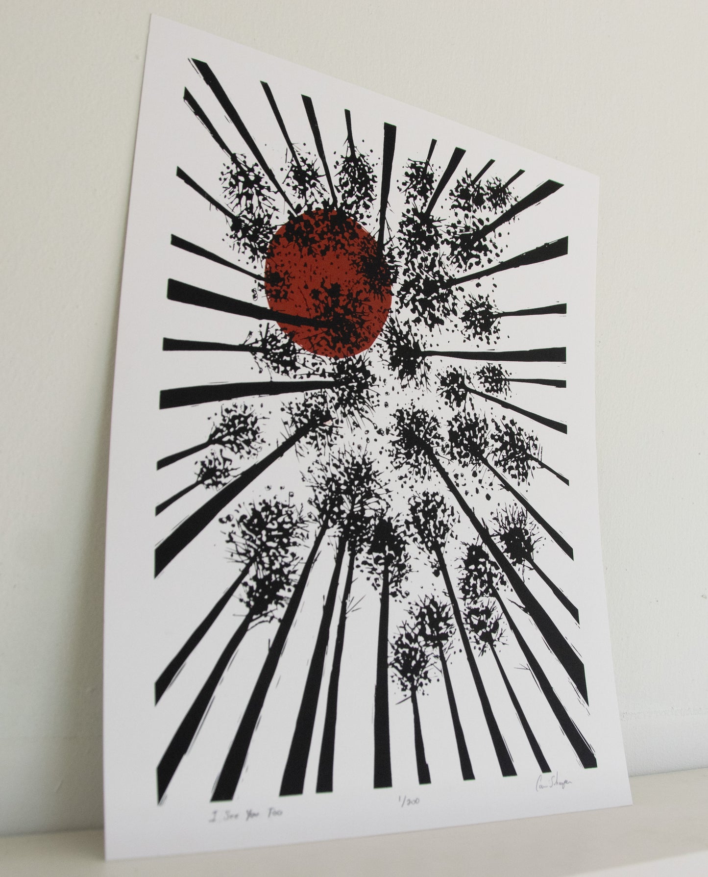 I See You Too | 11x14 Silk Screen Print