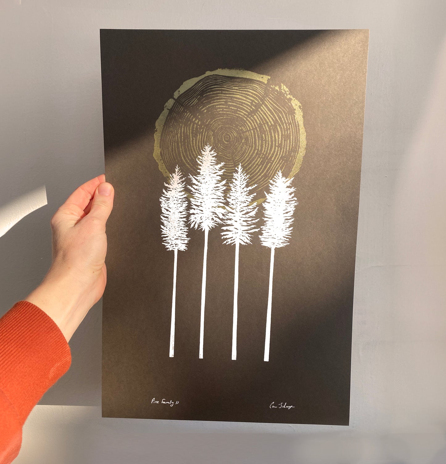 Pine Family II | 11x17 Silk Screen Print