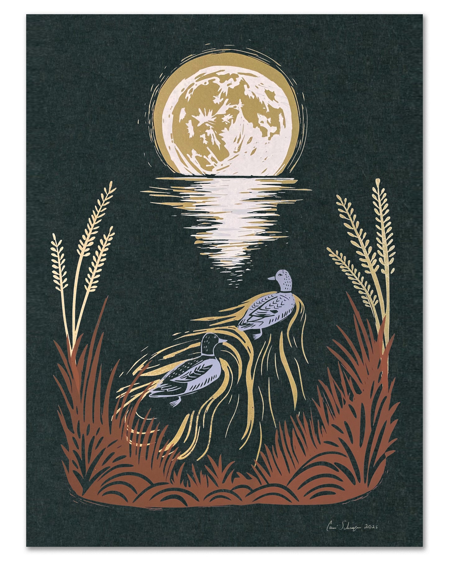 Race You To The Moon | TEST PRINT | 18"x 24"