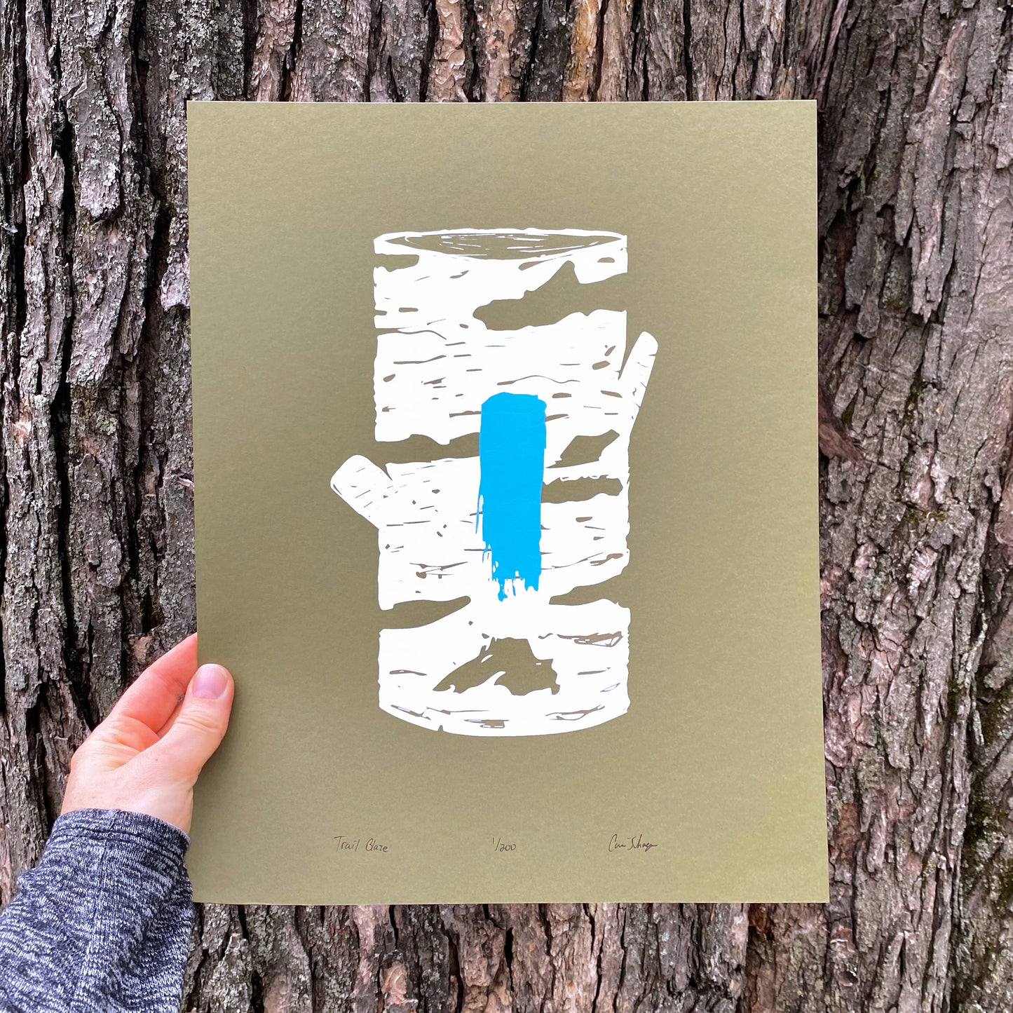 Trail Blaze | Silk Screen Print | 11x14