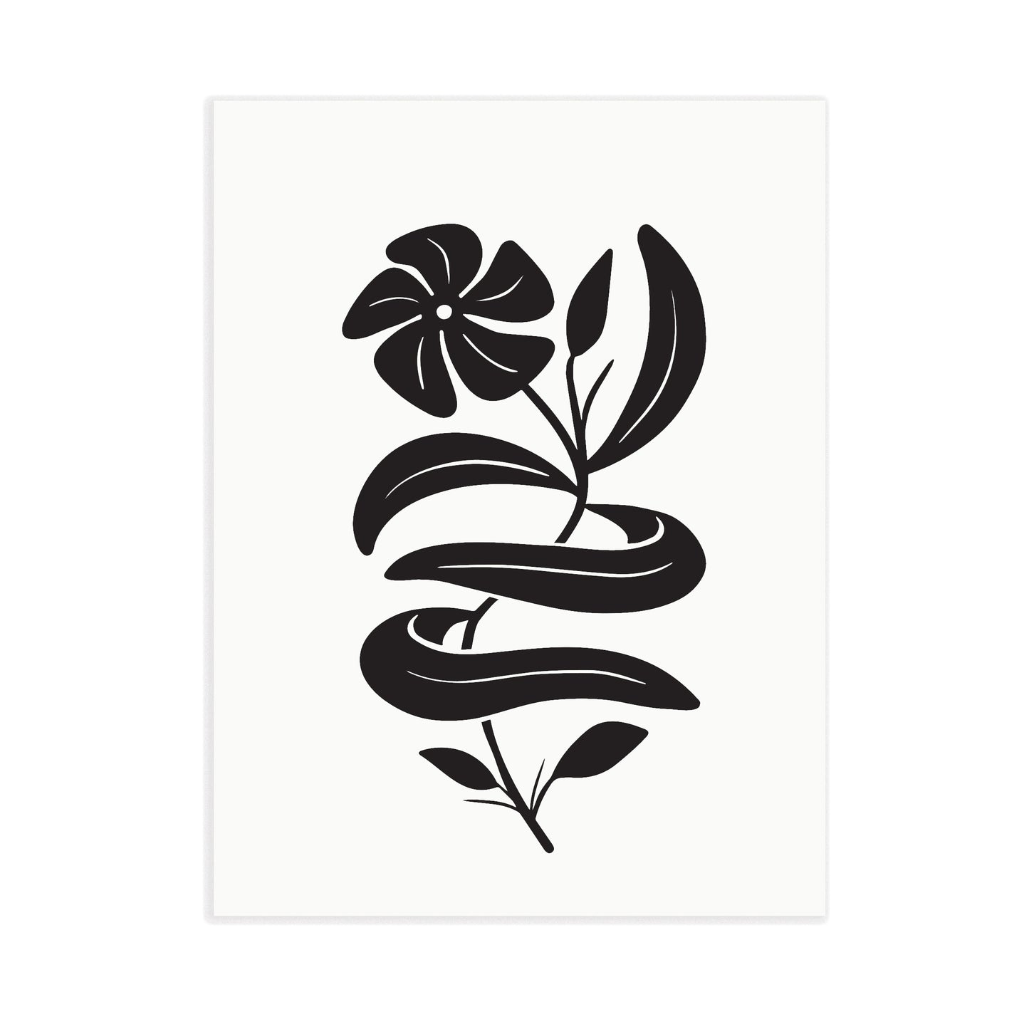 Dancing Periwinkle | 18"x24" Silk Screen Print