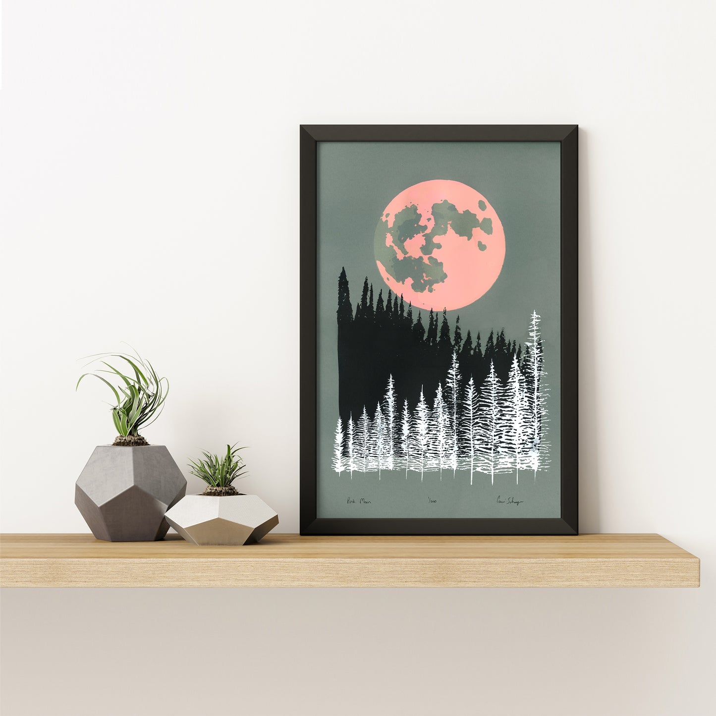 Pink Moon | Glow-In-The-Dark | 11x17 Silk Screen Print