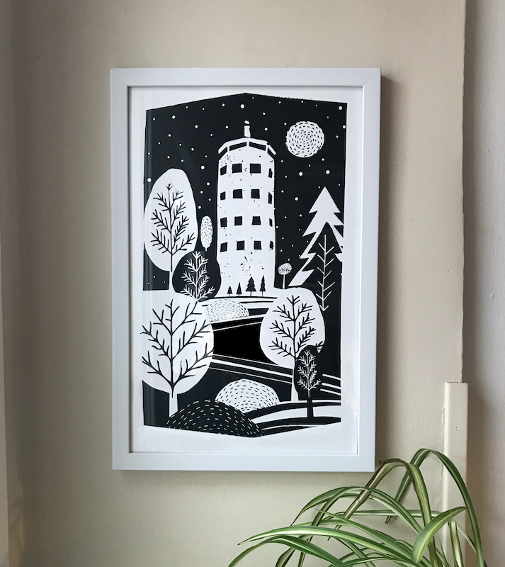 Enger Tower | Silk Screen Print | 11x17