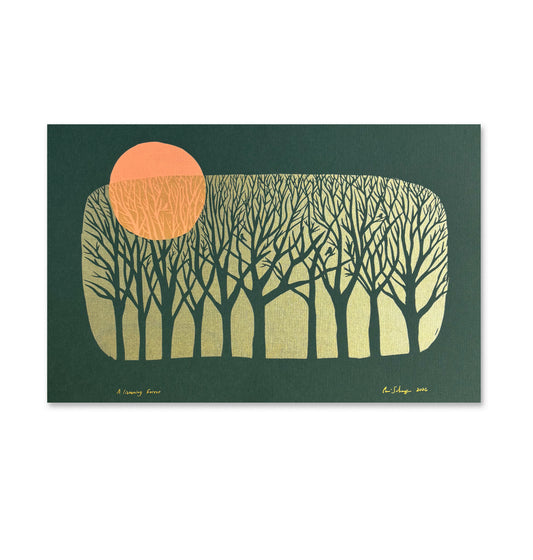 A Listening Forest | 11x17 Silk Screen Print