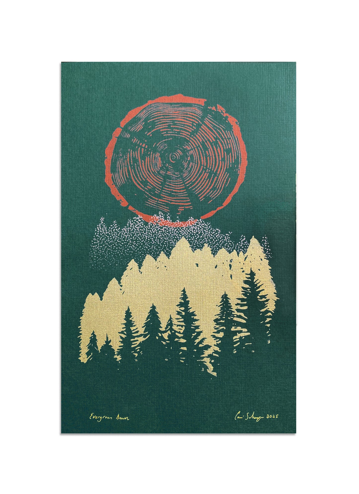 Evergreen Dawn | 11x17 Silk Screen Print