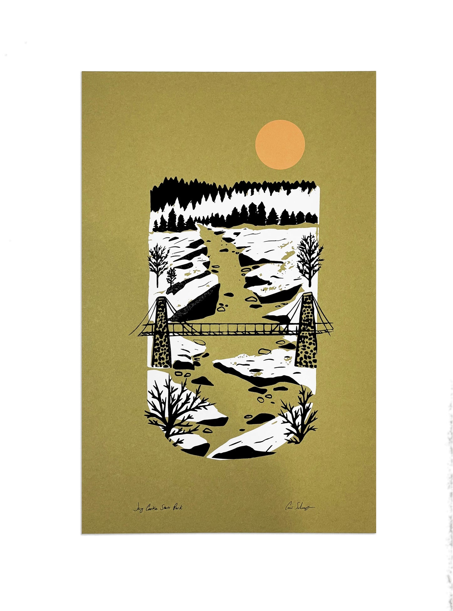 Jay Cooke State Park | Silk Screen Print | 11x17