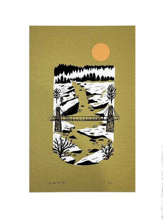 Jay Cooke State Park | Silk Screen Print | 11x17