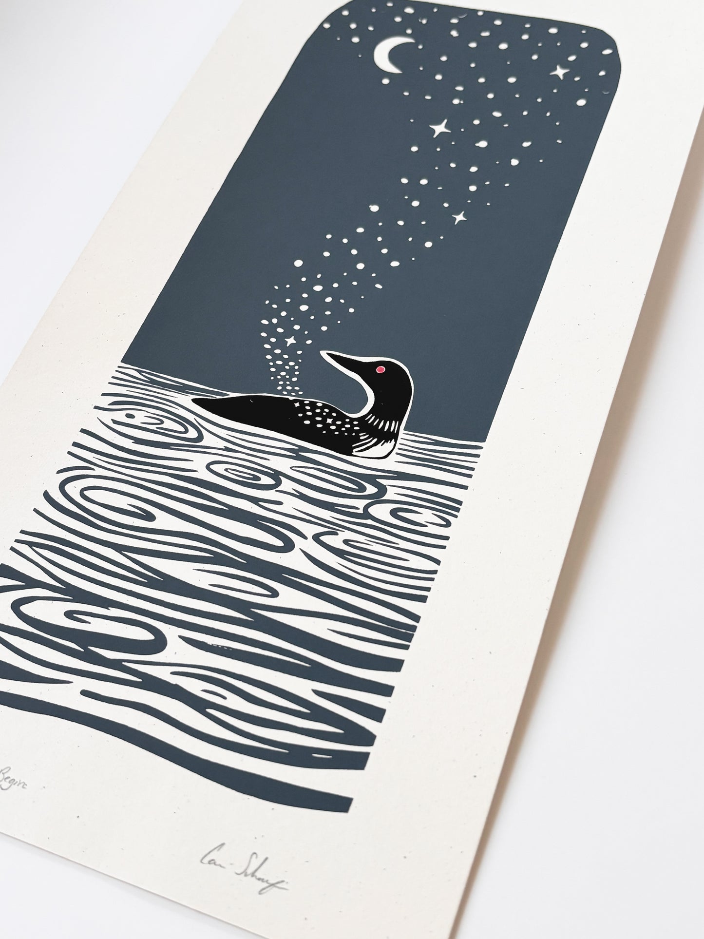 Where The Stars Begin | 8x16 Silk Screen Print