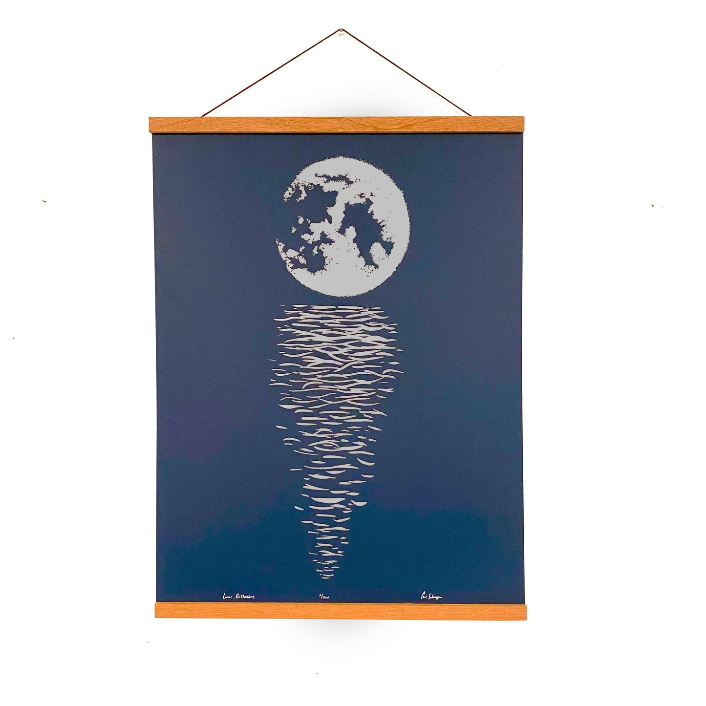 Lunar Reflections | 18"x24" Silk Screen Print