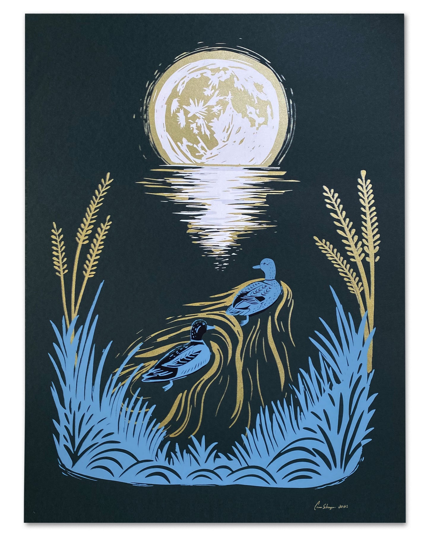 Race You To The Moon | TEST PRINT |  18"x 24"