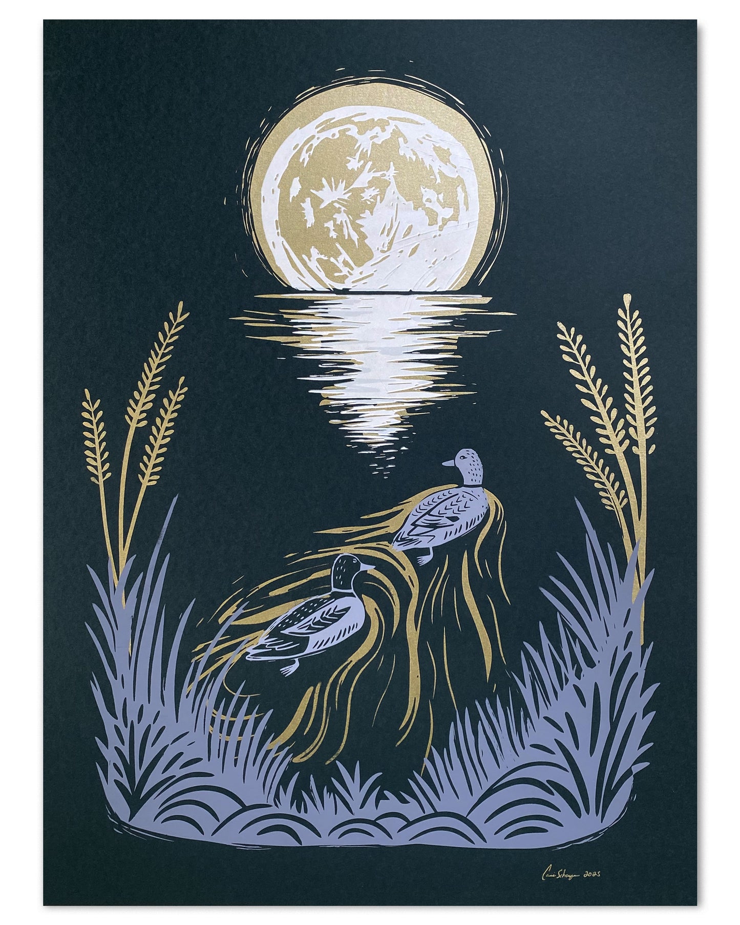 Race You To The Moon | TEST PRINT |  18"x 24"