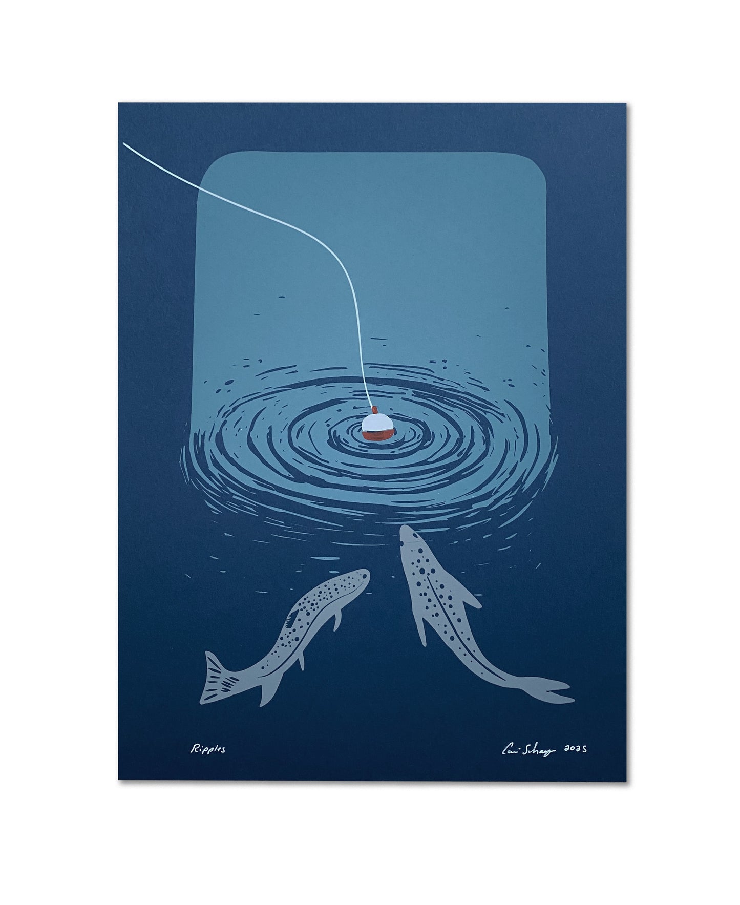 Ripples | 11x14 Silk Screen Print