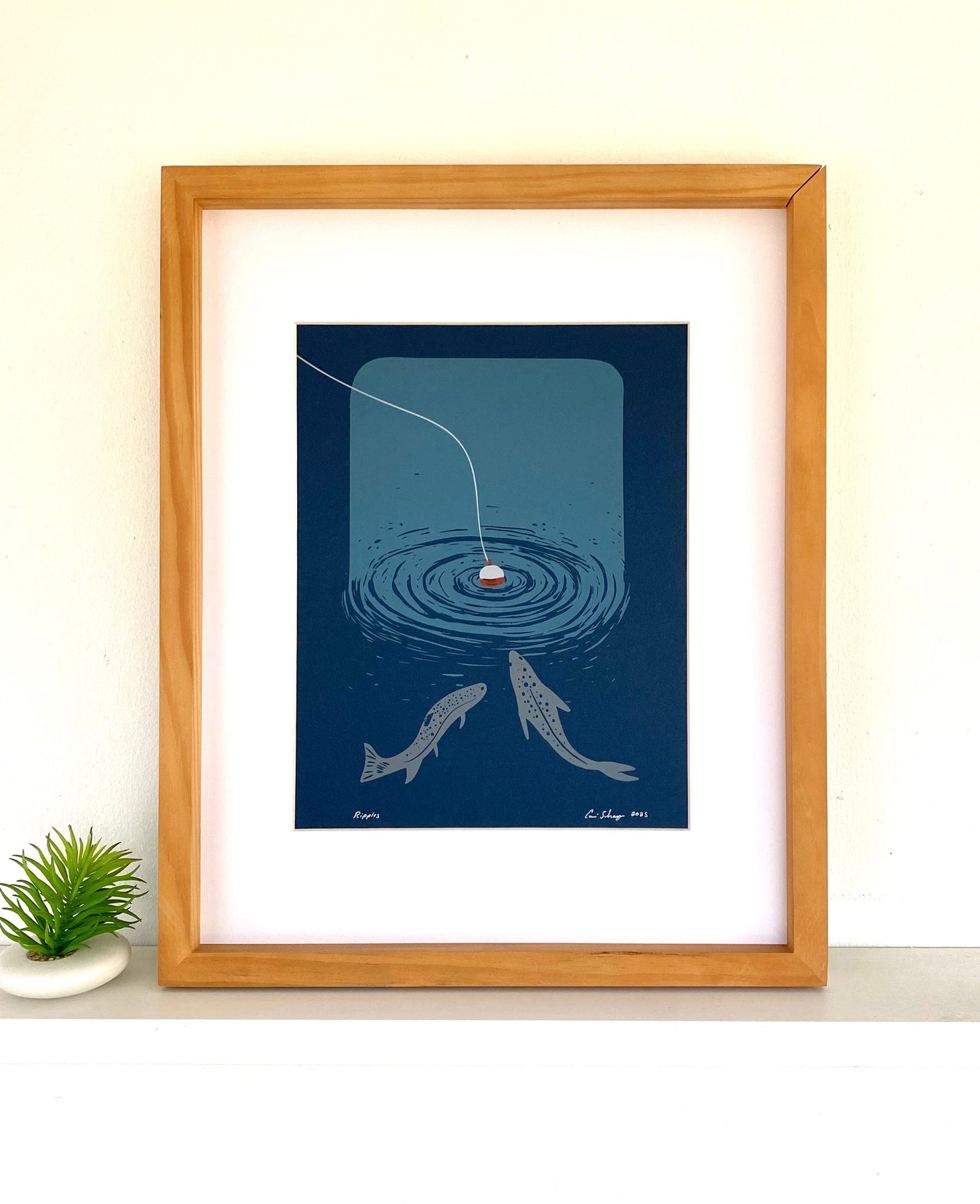 Ripples | 11x14 Silk Screen Print