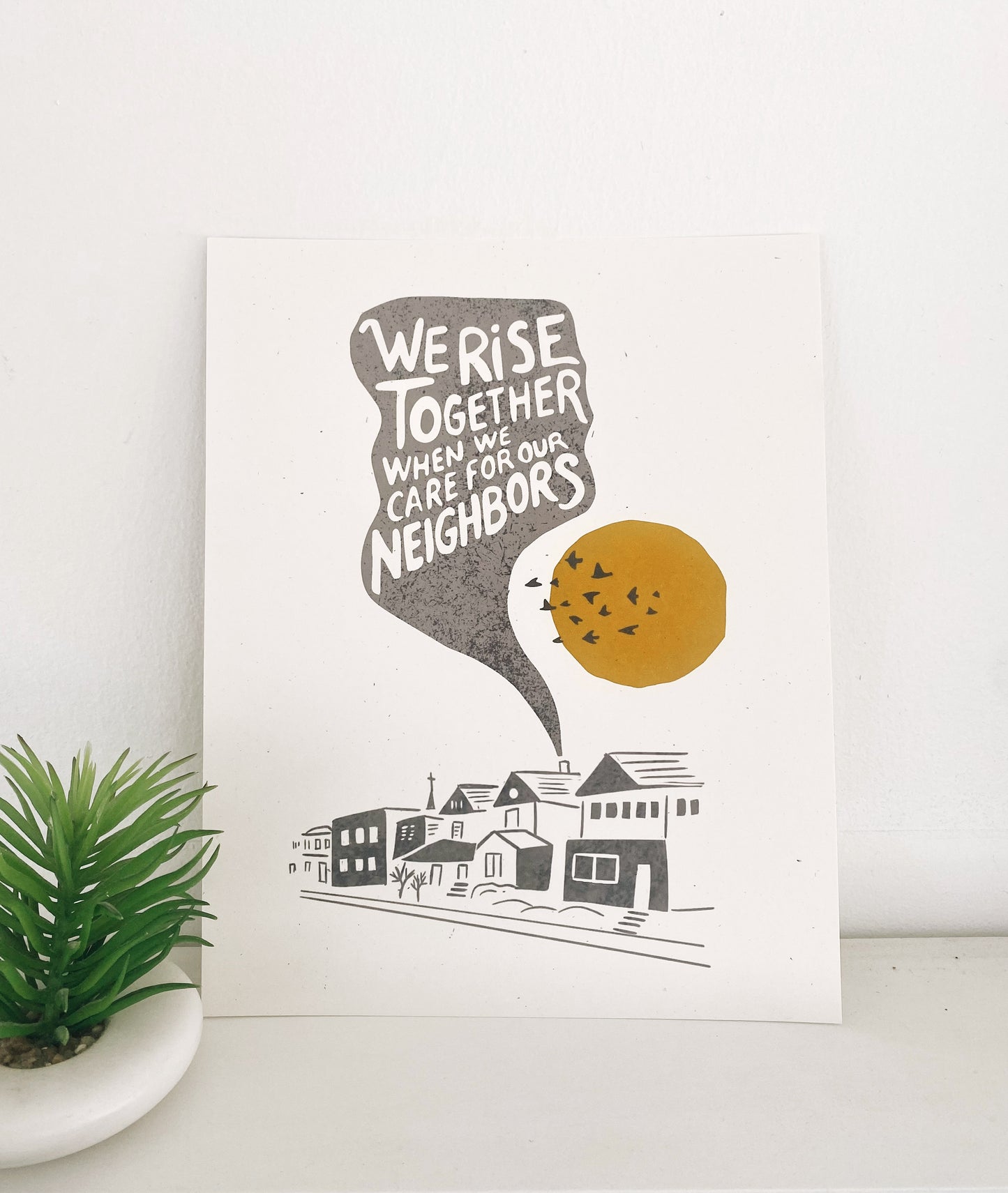 We Rise Together 8x10 Print