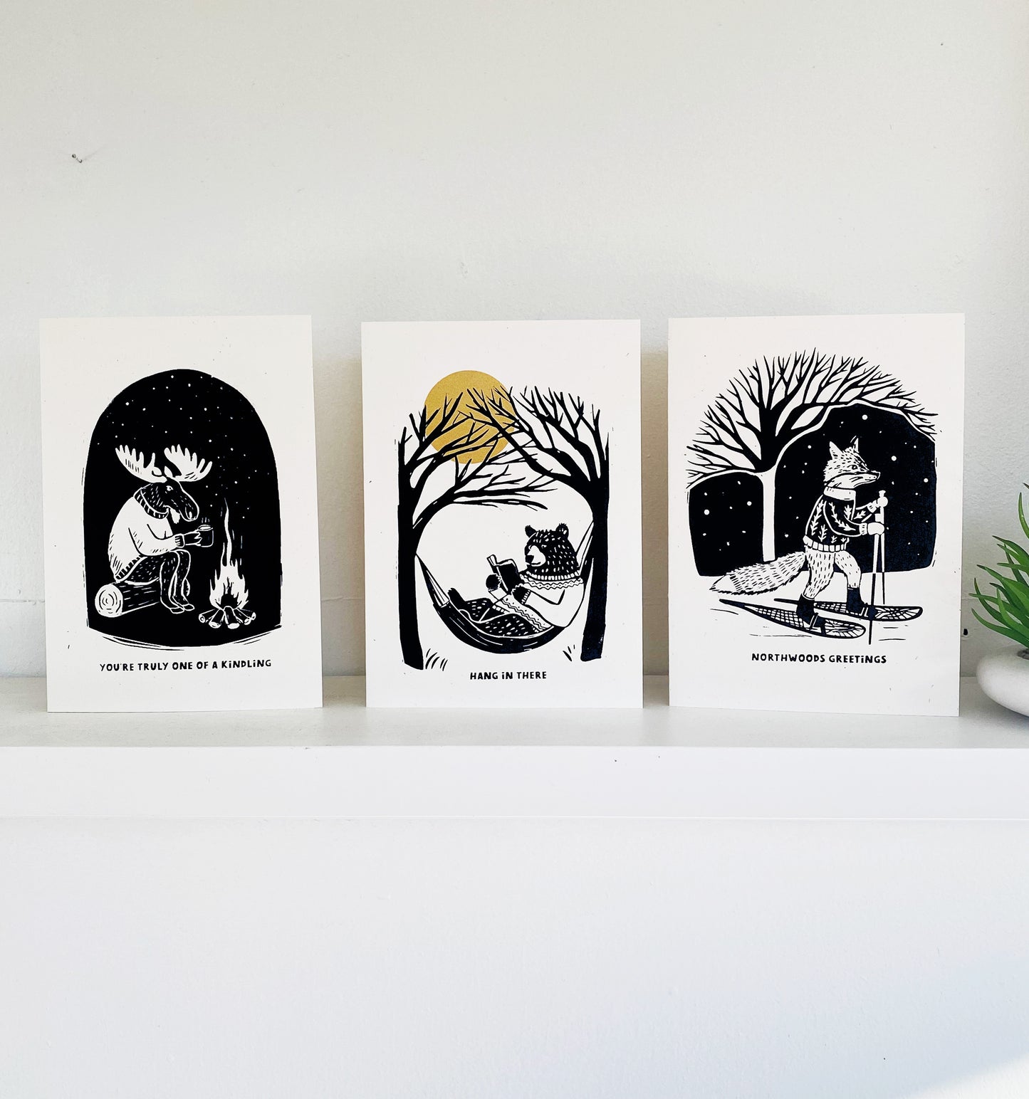 Woodland Animal Greeting cards | 5x7