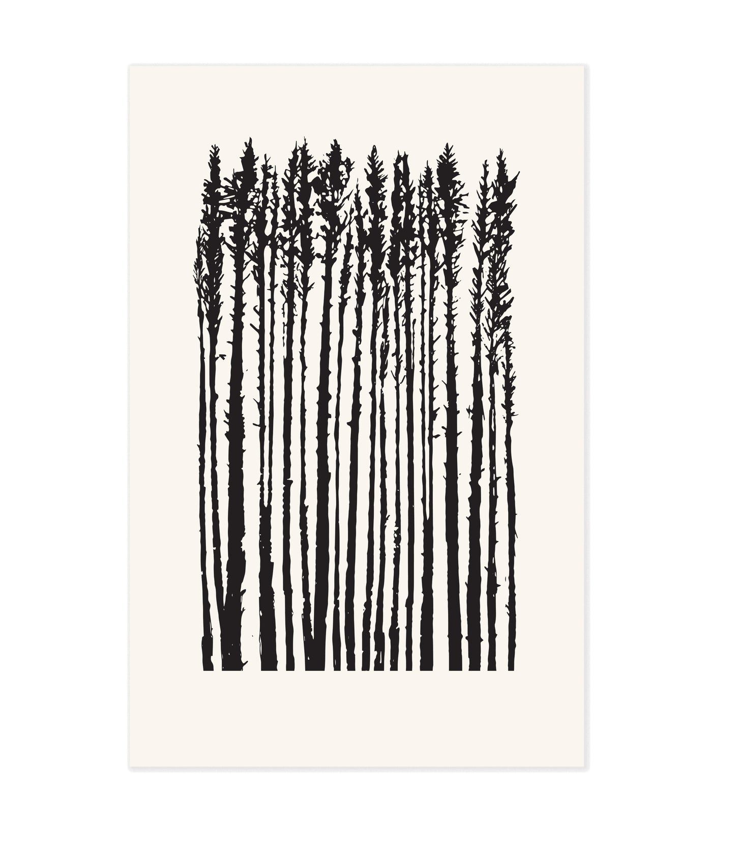 Hartley Tall Pines | Silk Screen Print | 11x17