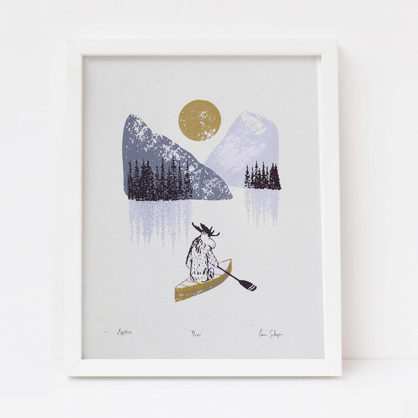 Explore | 11x14 Silk Screen Print