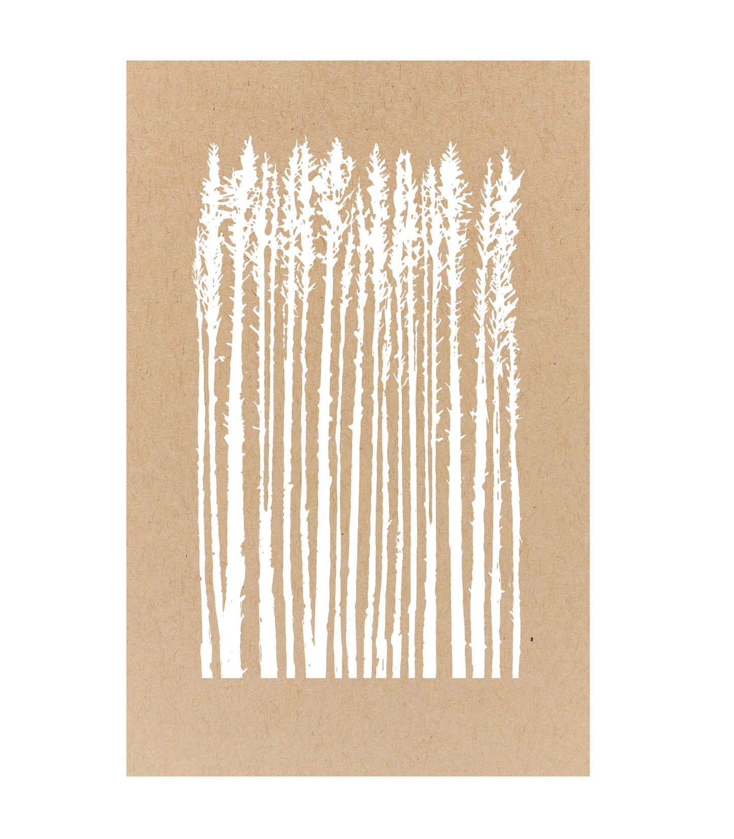 Hartley Tall Pines | Silk Screen Print | 11x17