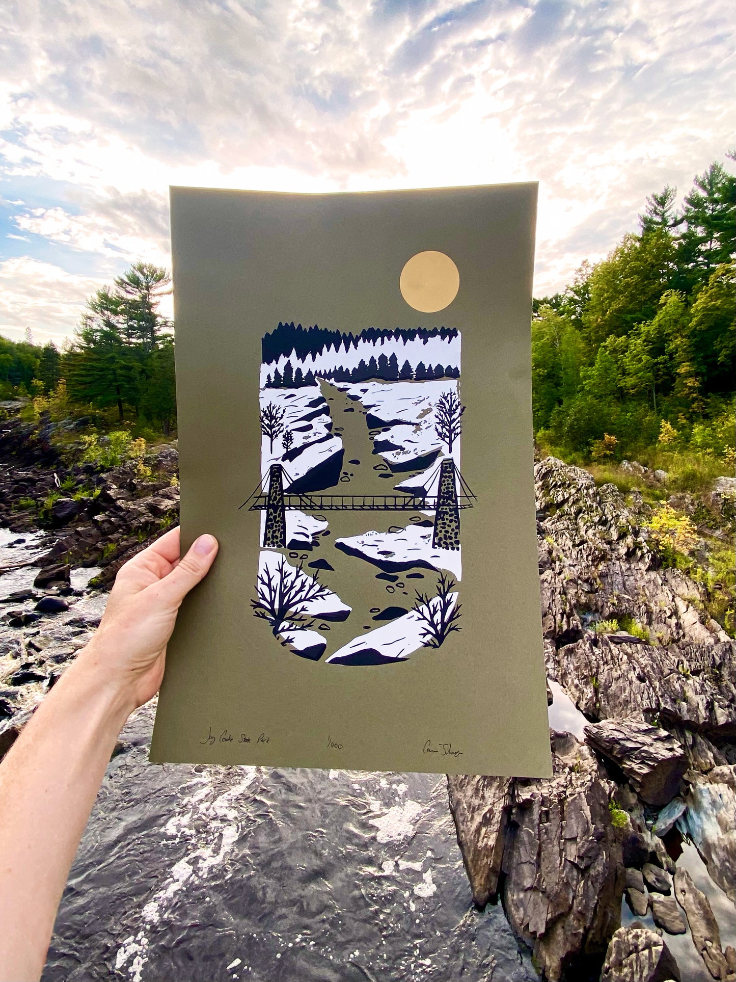 Jay Cooke State Park | Silk Screen Print | 11x17