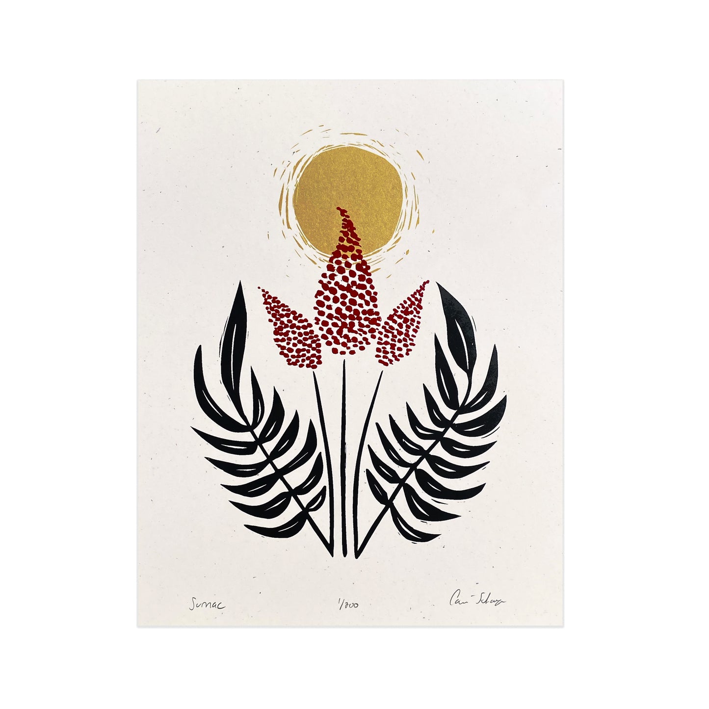 Sumac | 8"x10" Silk Screen Print