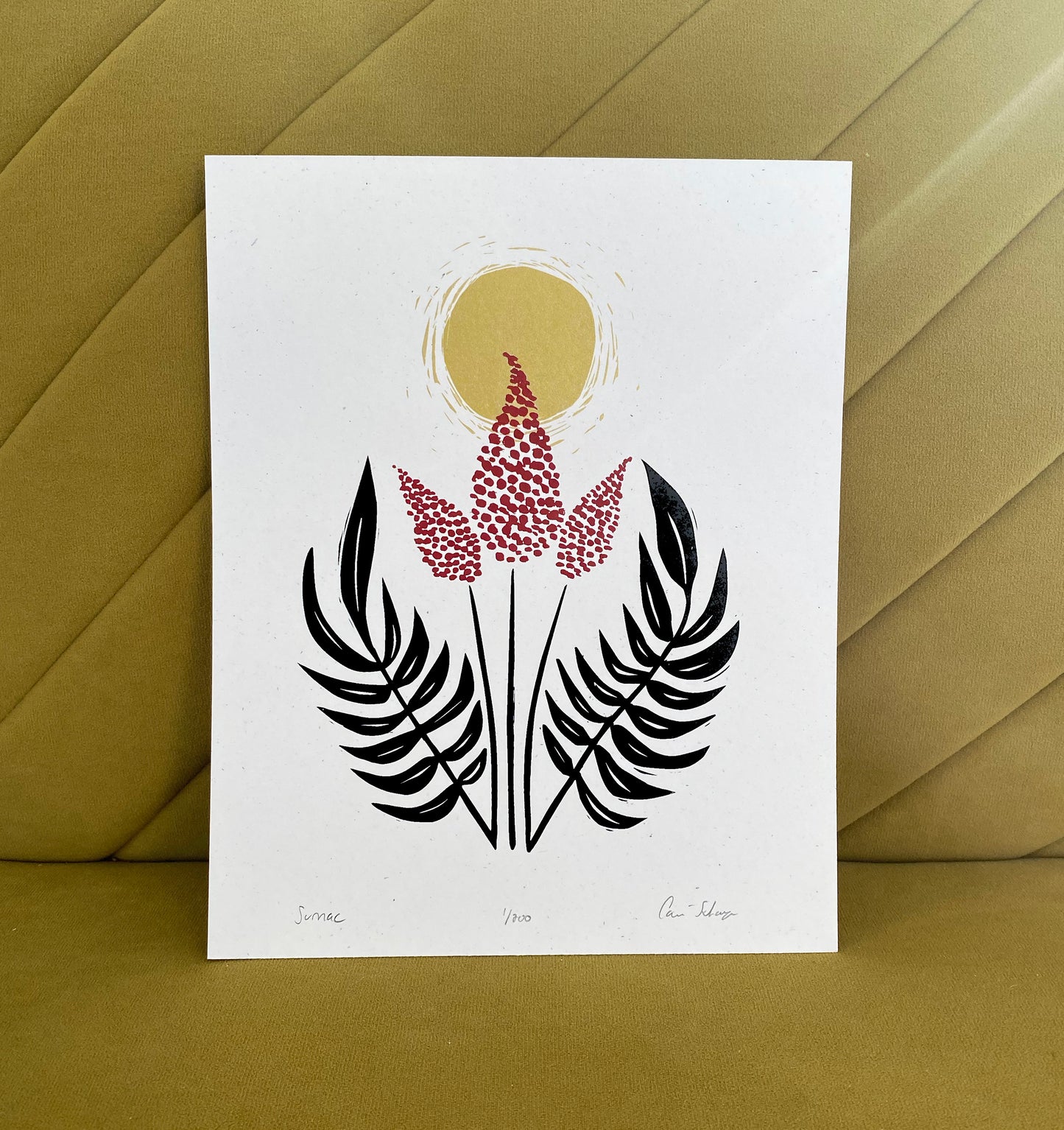 Sumac | 8"x10" Silk Screen Print