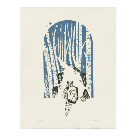 Wander | 11x14 Silk Screen Print